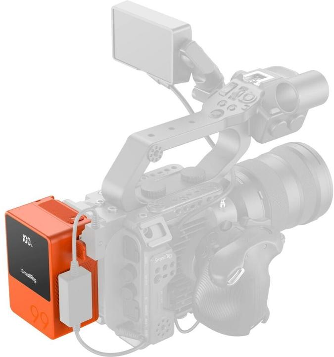 Actual product image SmallRig VB99 mini V Mount Batteryï¼Orangeï¼4929 (Rechargeable battery)