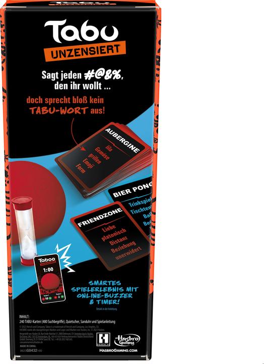 Produktbild Hasbro Taboo Unzensiert (Deutsch)