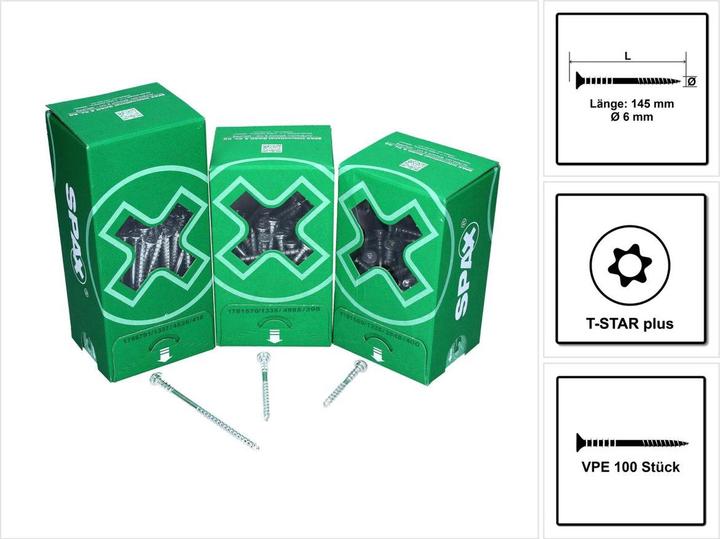 Actual product image Spax Adjustment screws (100 Screws per piece)
