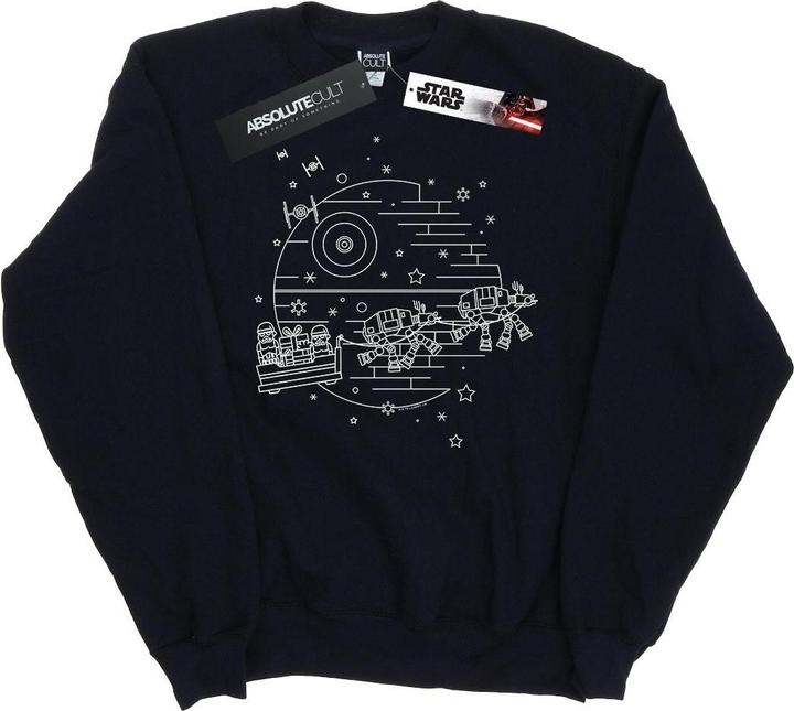 Immagine prodotto Star Wars Death Star Sleigh Felpa Donna (M)