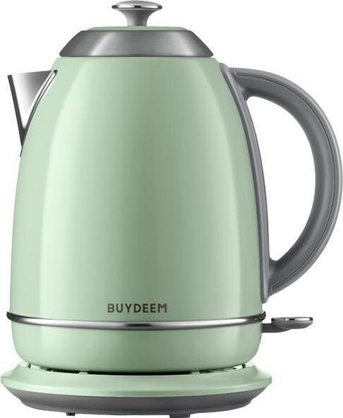 Buydeem Teapot Electric Kettle, model K640, color Cozy Greenish, EU (1.70 l)