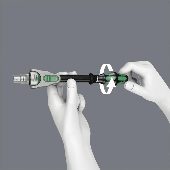 Immagine prodotto Wera 8100 SA 6 Zyklop Speed Ratchet Set (13 mm, 11 mm, 12 mm, 10 mm)
