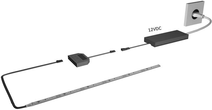 Produktbild Halemeier LED Bänder Versa Plus 80 / 12 V (Neutralweiss, 500 cm, Indoor)