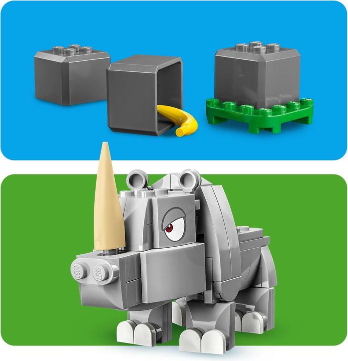 Produktbild LEGO Rambi das Rhino - Erweiterungsset (71420, LEGO Super Mario)