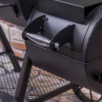 Immagine prodotto Char Broil Affumicatore Oklahoma Joe in acciaio nero con coperchio, termometro per coperchio (Grill)
