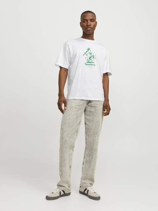 Actual product image Jack & Jones Printed round neck T-shirt T-shirt (S)