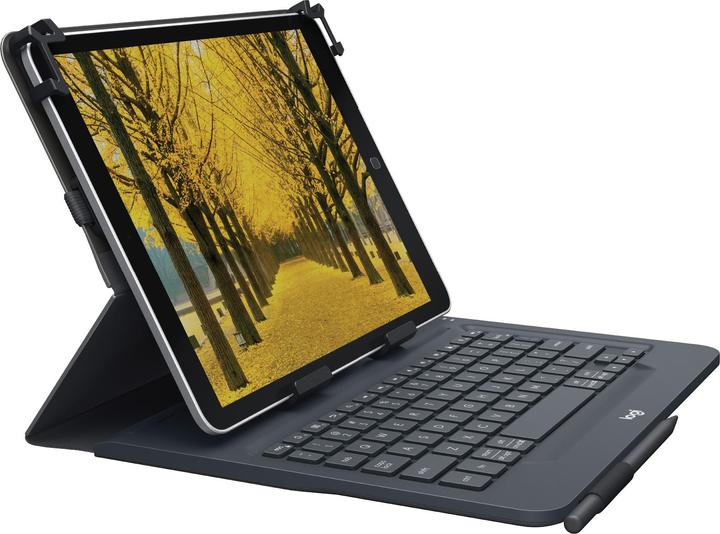 Actual product image Logitech Universal Folio Mobile Keyboard QWERTY English (UK) Black Bluetooth (Eng. Int., Universal)