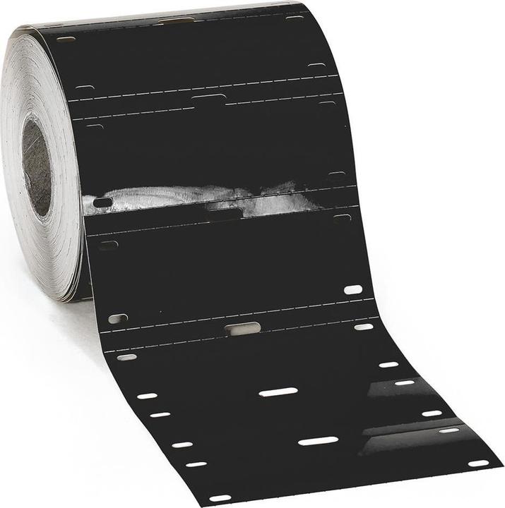 Immagine prodotto Brady BPT-7525-7598-BK Poliestere nero lucido 75 x 25 mm per BBP11 e BBP12