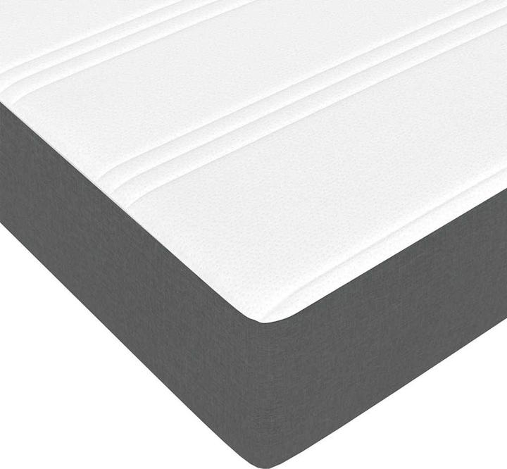 Immagine prodotto VidaXL Ottomana con materasso in tessuto grigio scuro 160x200 cm (160 x 200 cm)