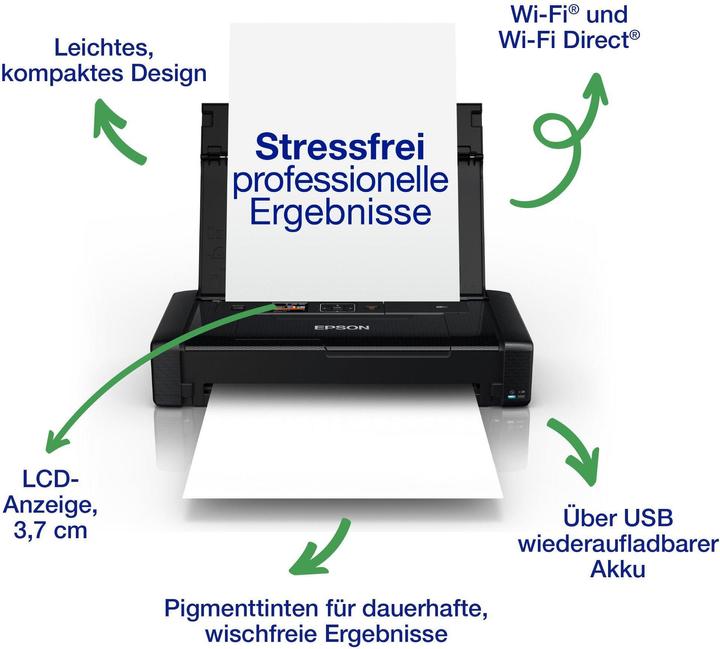 Actual product image Epson WF-110W Workforce (Ink, Colour)