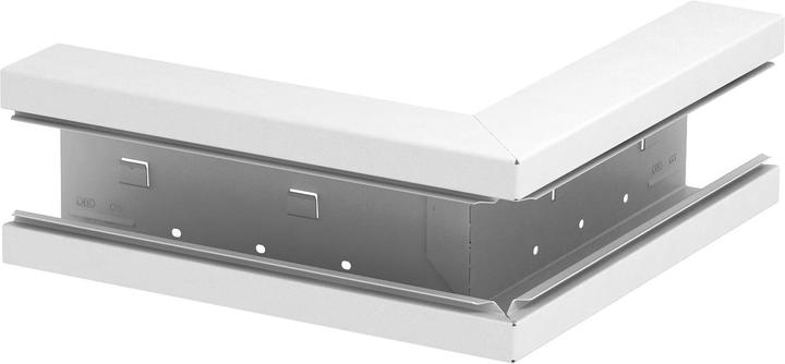 Produktbild OBO Bettermann Ausseneck GEB-K 70x130mm UT 90° ST rws RAL9010 hfr besch (7 cm)