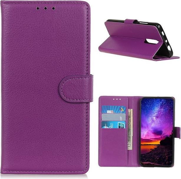 Produktbild MU Classic Litchi Leder Bookcover Series (Nokia 2.4)