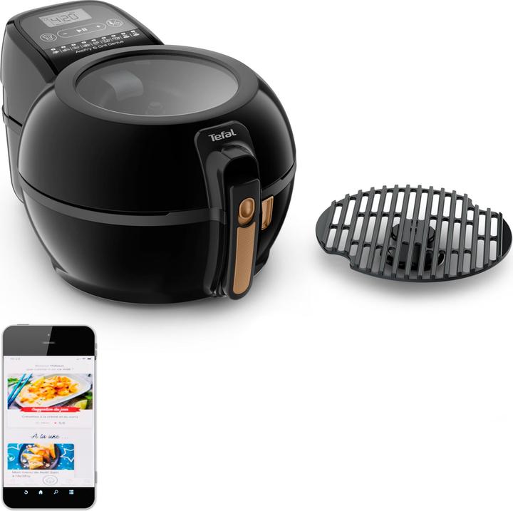 Actual product image Tefal ActiFry and Grill Genius Hot Air FryerBlack