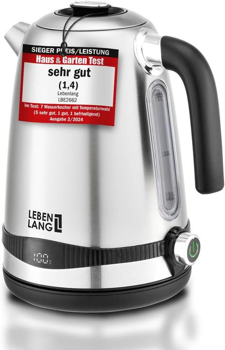 Productafbeelding Lebenlang Roestvrijstalen Waterkoker 1.7L (1.70 l)