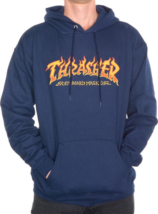 Thrasher Fire Logo Hood