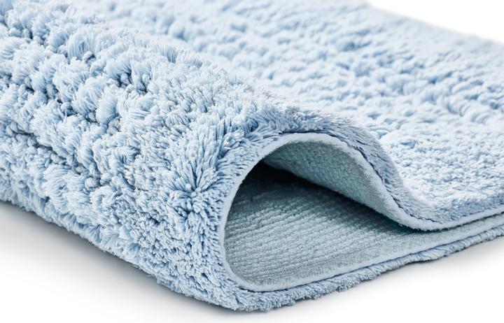 Immagine prodotto Kleine Wolke Tappeto da bagno a rete 60 x 90 cm, azzurro (60 x 90 cm)