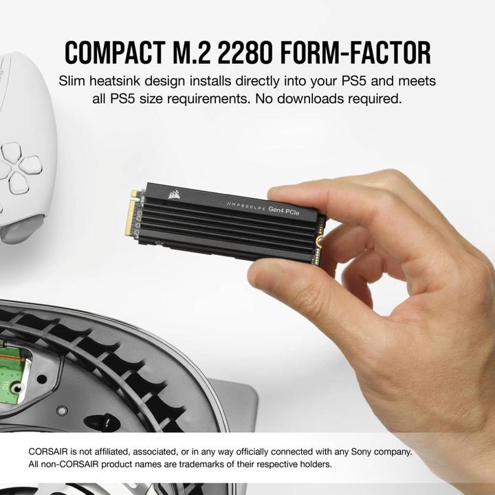 Produktbild Corsair MP600 PRO LPX (500 GB, M.2 2280)