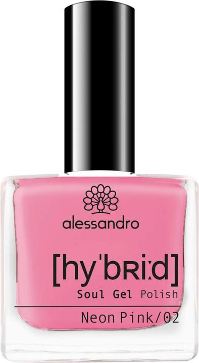 Produktbild Alessandro Hybrid Soul Gel Polish Neon Pink (Neon Pink, Gel-Effekt Nagellack)