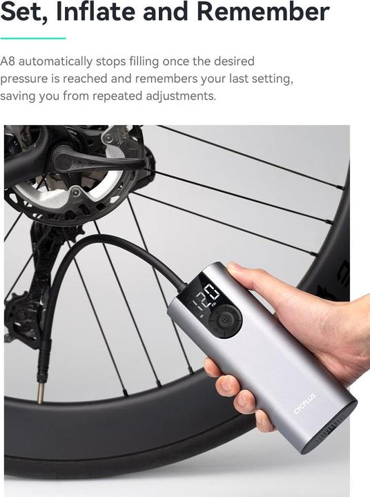 Productafbeelding Cycplus Luchtpomp A8
