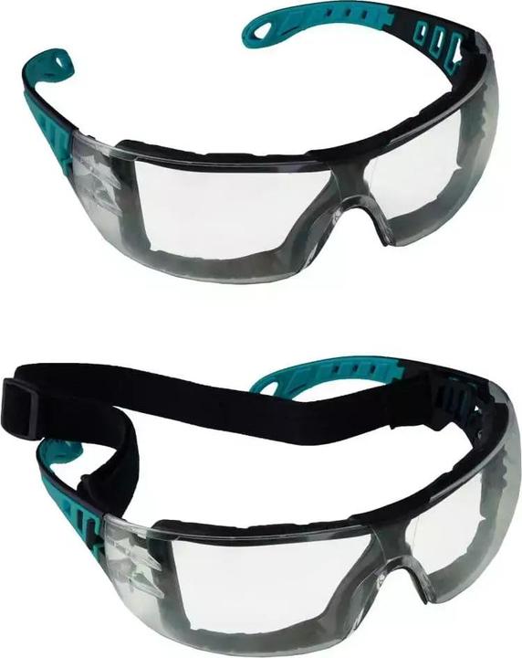 Dedra Anti-fog safety goggles FKN, EVA foam, behind the ear+elastic