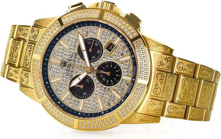 Produktbild Louis XVI LXVI1126 Majeste Iced Out Chronograph Herrenuhr 43mm 5ATM (Chronograph, 43 mm)