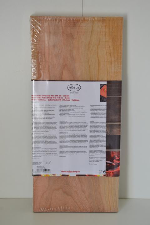 Produktbild Rösle Aromaplanken Erle 2Stück 40x19.5 cm