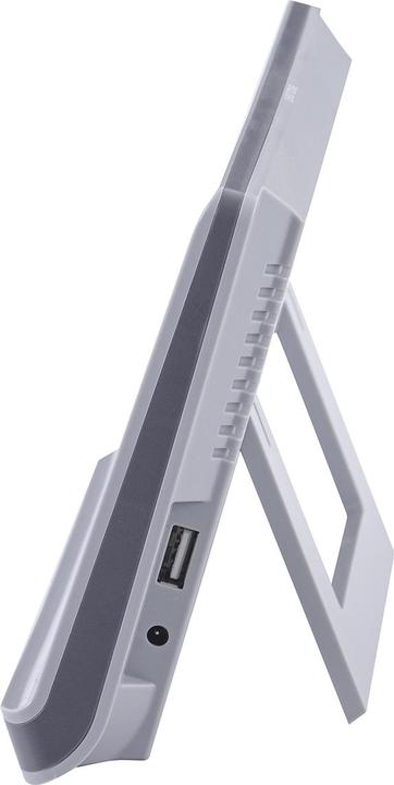 Actual product image Trevi Weather station with large LCD colour display, touch controls, radio-controlled 12/24, barometer