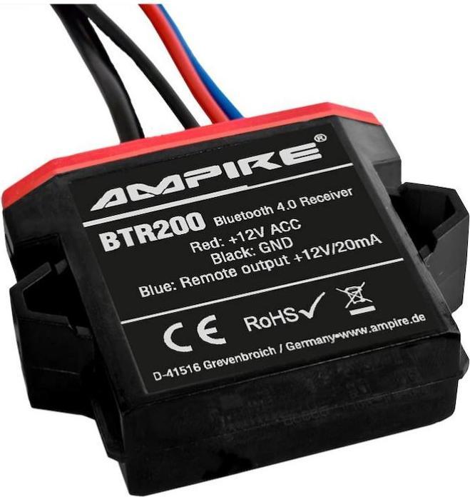 Produktbild Ampire Bluetooth Receiver,3.5mm Klinke/Cinch, 12 Volt, aptXHD, aptXLL (Empfänger)