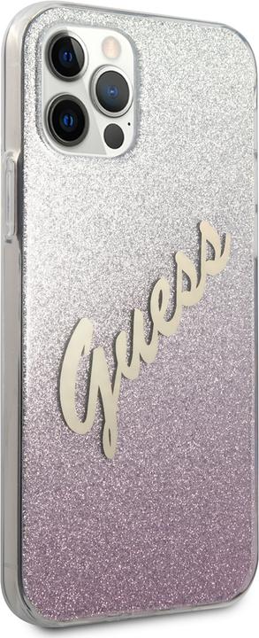 Image du produit Guess Couverture rigide Silicone Vintage Glitter (Apple iPhone 12)