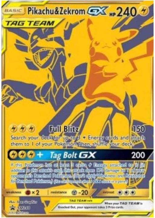 Image du produit Pokémon Pikachu & Zekrom-GX Premium Collection Box (Anglais, Coffret & Collection)