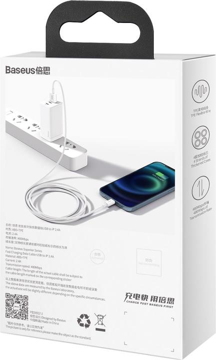 Actual product image Baseus Superior Series (1.50 m, USB 2.0)
