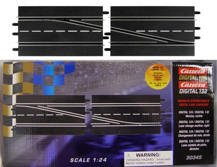 Actual product image Carrera Digital132 Right turnout