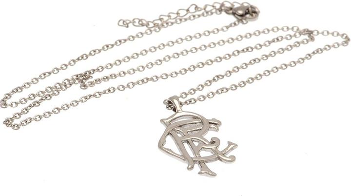 Produktbild Rangers FC Edelstahl Scroll Wappen Halskette & Anhänger (100% synthetisches Material)