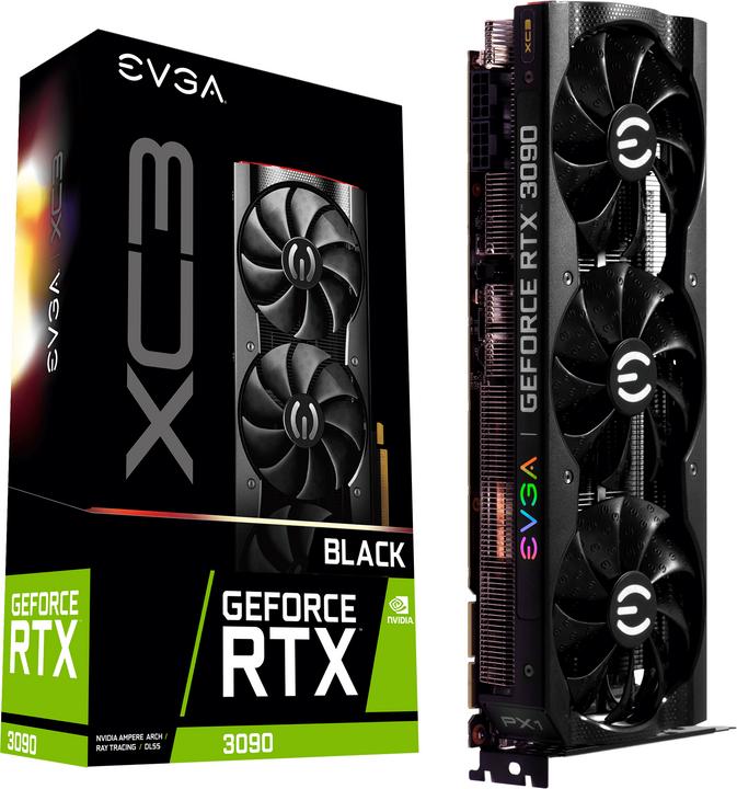 Image du produit EVGA GeForce RTX 3090 XC3 Black Gaming (24 Go)