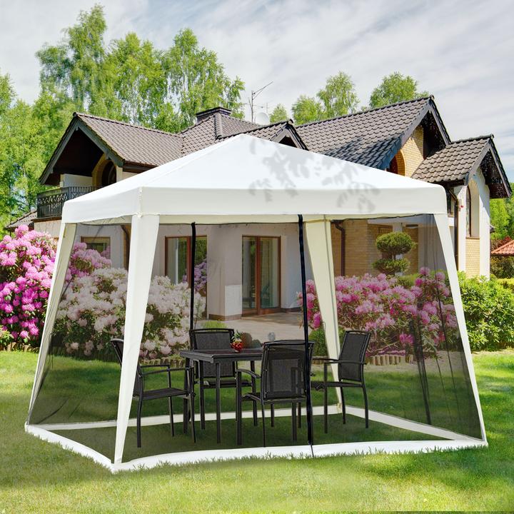 Immagine prodotto Outsunny Padiglione con zanzariera (300 cm, 300 cm)
