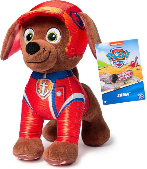 Produktbild Paw Patrol Rescue Wheels - Basic Plush - Zuma (19cm) (19 cm)