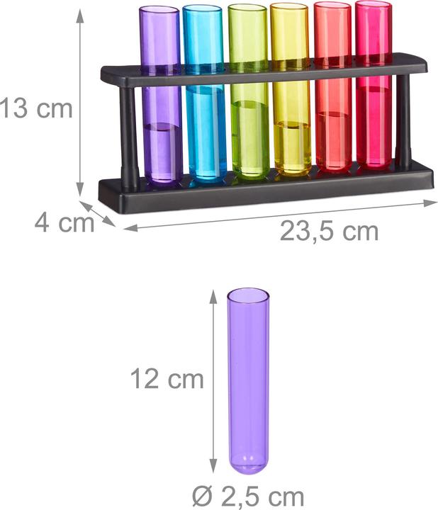 Relaxdays 18x shot glasses (0.40 dl, 18 x, Shot glass)
