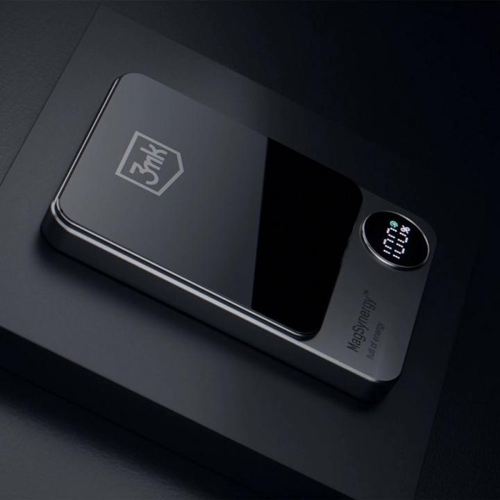 Produktbild 3MK MagSynergy 10000mAh / 3,7V/37Wh 5V-2A/9V-2,22A/12V-1,5A 18W (max.) (10000 mAh, 18 W, 18 Wh)