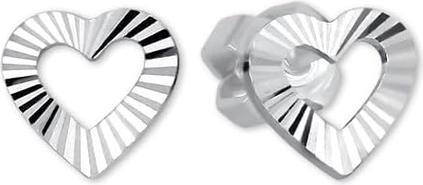 Image du produit Brilio Silver - Boucles d'oreilles coeur en argent 431 001 01372 04