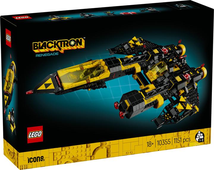 Produktbild LEGO Blacktron Renegade (10355, LEGO Icons, LEGO Seltene Sets)