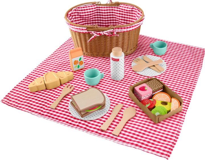 Actual product image Fisher-Price Wooden picnic basket set