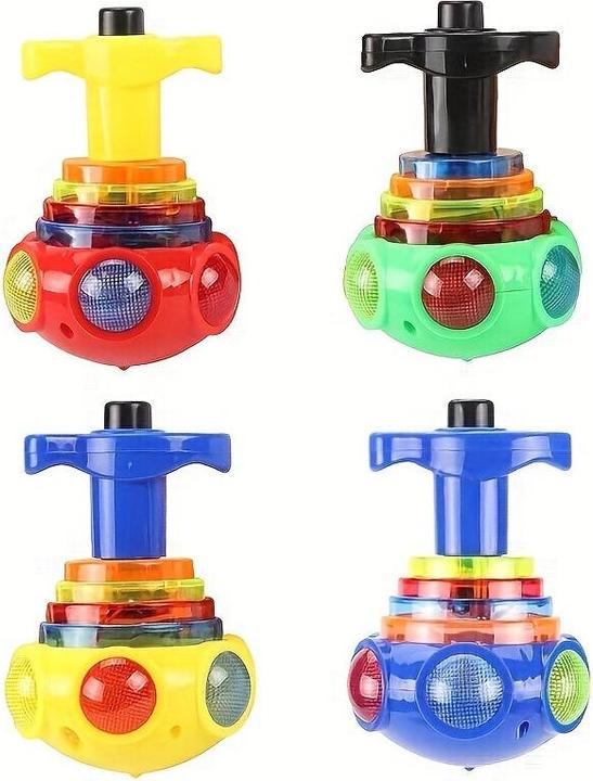 Actual product image Activity Board Musical spinning top toy, spinning gyroscope, spinning top toy, musical toy (random colour)