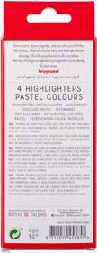 Nährwerte und Zutaten Bruynzeel Highlighter set pastel | 4 colours (Mehrfarbig, 4 x)