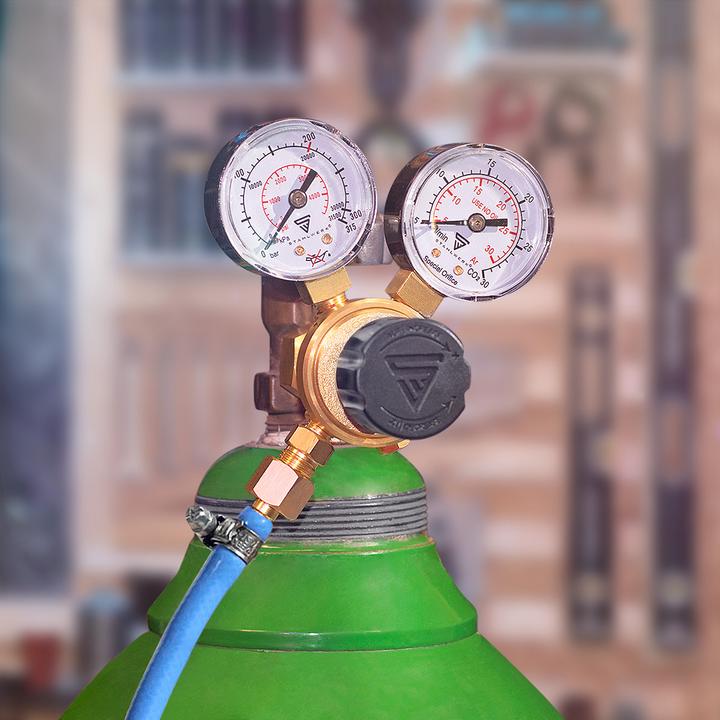 Immagine prodotto Stahlwerk Mini riduttore di pressione Regolatore di pressione 200 bar per miscela argon CO2