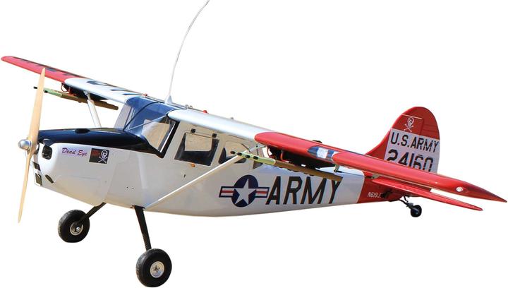 Productafbeelding Seagull Models ( SG-Models ) Cessna Bird Dog "DeadEye" 122" ARF 75-125CCm (Schaalmodel)