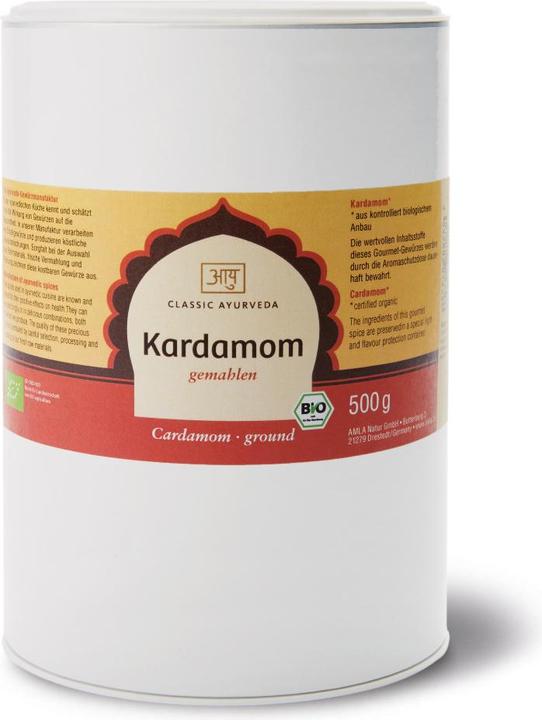 Classic Ayurveda Kardamom, gemahlen, Bio - gross (500 g)