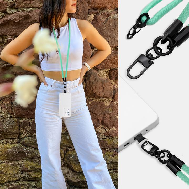 Produktbild Cadorabo Handykette für Motorola RAZR i Necklace Hülle mit verstellbarem Kordelband