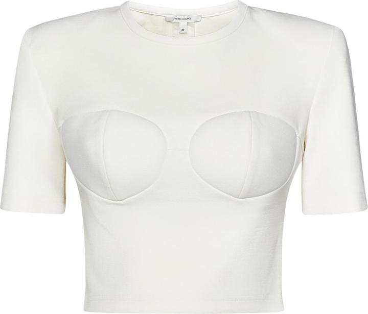 Actual product image Nensi Dojaka T-shirts And Polos White (S)