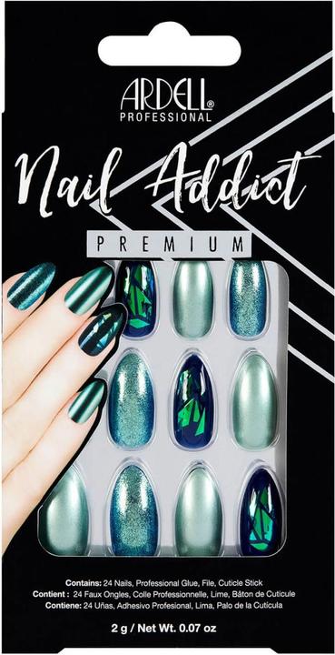 Produktbild Ardell Nail Addict - Nail Addict Green Glitter Chrome (Künstliche Wimpern)