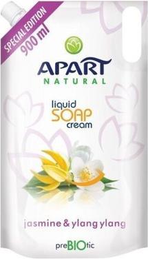 Actual product image Apart Natural - Prebiotic Refill Creamy Liquid Soap Jasmine & Ylang (Liquid soap, 900 ml)